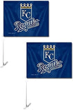 Kansas City Royals Logo Vehicle Logo Window Flag MLB Baseball Car Set of 2