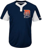 Majestic Detroit Tigers MLB Premier Eagle Cool Base Men's 2-Button Jersey MEDIUM