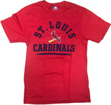St. Louis Cardinals MLB Men's Crew Neck T-Shirt Red Small