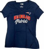 New England Patriots NFL Women’s V-Neck T-Shirt CHOOSE SIZE