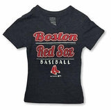 Boston Red Sox Girl's Gray V-Neck T-Shirt  CHOOSE SIZE