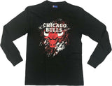 Chicago Bulls Men's Long Sleeve T-Shirt Black Small