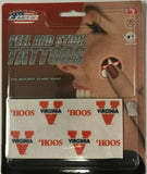 Peel and Stick Tattoos Virginia Cavaliers 'HOOS NCAA Rico Industries Tattoo