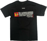 Reebok Chicago Blackhawks Men's Graphic Short Sleeve T-Shirt Black Small