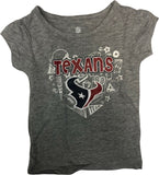 Houston Texans Baby Girls Cap Sleeve T-Shirt 4T