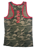 Cincinnati Reds MLB Women's Camo Ringer Tank Top Small