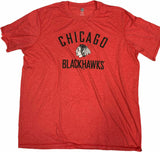Chicago Blackhawks Men’s Center Ice T-Shirt Red CHOOSE SIZE