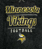 Minnesota Vikings Women's Long Sleeve Juniors Medium 7/9 Silver Accents Gray