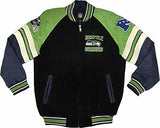 NEW G-III Seattle Seahawks NFL Suede Adult Men's Jacket CHOOSE SIZE