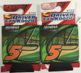 Mark Martin #5 Go Daddy NASCAR Neoprene Collapsible Can Cooler SET OF 2