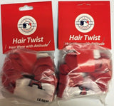 Los Angeles Angels MLB Hair Twist Scrunchie MLB - SET OF 2