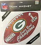Green Bay Packers NFL Super Bowl Champions Die Cut Football 14.5