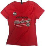 Chicago Blackhawks NHL Women's 2019 Winter Classic T-Shirt Red Small