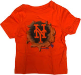 MLB New York Mets Boy's Short Sleeve T-Shirt Orange 2T