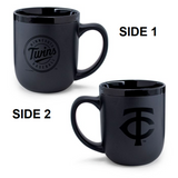 Minnesota Twins 17oz Matte Black Coffee Mug MLB