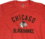 Chicago Blackhawks Men’s Center Ice T-Shirt Red CHOOSE SIZE