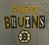 Boston Bruins NHL Girl's Short Sleeve T-Shirt Gray 6/6X