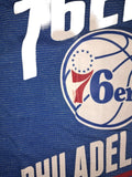 NBA Philadelphia 76ers Blue Women's Tank Top Shirt Minor Paint SMALL