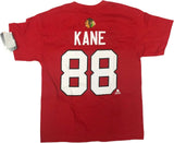 Chicago Blackhawks Patrick Kane Boy's T-Shirt Red Large