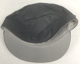 Lids Flat Bill Fitted Men's Hats  Dark Gray CHOOSE SIZE