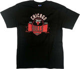 Chicago Bulls Basketball Est 1966 Men's Short Sleeve T-Shirt Black Large