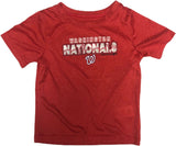 MLB Washington Nationals Boy's Short Sleeve Active Dry Fabric T-Shirt Red 2T