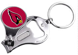Arizona Cardinals 3-IN-1 Keychain, Nail Clipper, Bottle Opener NFL