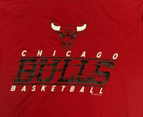 Chicago Bulls Basketball Men's Active Fabric Short Sleeve T-Shirt Red