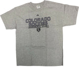 Majestic Colorado Rockies Boy's Short Sleeve Vintage T-Shirt Gray Large