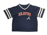 MLB Atlanta Braves Toddler Boys V-Neck Jersey Shirt 12 Months