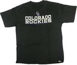 Majestic Colorado Rockies Men's Short Sleeve T-Shirt Black Large