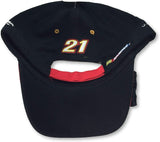 NASCAR Ricky Rudd #21 Vintage Men's Adjustable Trackside Pit Cap Hat Red/Black