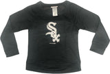 MLB Chicago White Sox Girl's Long Sleeve Shirt Black Small 6/6X