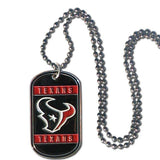 Houston Texans Dog Tag Necklace NFL
