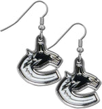 Vancouver Canucks NHL Chrome Dangle Earrings