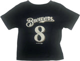 Milwaukee Brewers Boy's Ryan Braun Short Sleeve T-Shirt 2T