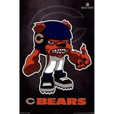Chicago Bears NFL RUSH ZONE Official Character 22" x 34" POSTER