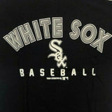 Chicago White Sox Boy's Short Sleeve Cotton Dri T-Shirt Black