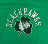 Chicago Blackhawks Men's St.Patricks Day Short Sleeve T-Shirt Medium Green