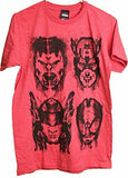 Marvel Avengers Sketch Faces Hulk Thor Spidey Cpt America Men's T-Shirt SM & XL