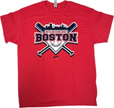 No Place Like Boston Home Men's Crew Neck T-Shirt LARGE