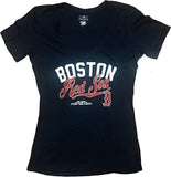 Boston Red Sox MLB Baseball Women's V-Neck LARGE 12/14