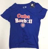 Chicago Cubs Baseball MLB Tie Front Women's T-Shirt CHOOSE SIZE
