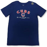 Chicago Cubs Baseball MLB Boy's Youth Blue Crew Neck T-Shirt XL 16/18