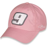 Chase Elliott 2024 Checkered Flag Sports #9 Women's Runners Hat PINK