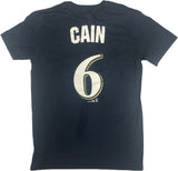 Milwaukee Brewers Lorenzo Cain #6 Men's Short Sleeve T-Shirt X-Large