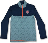 Chicago Bears 1/4 Zip Dri Fit Long Sleeve MEN'S Dri Fit Pullover SMALL