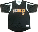 DYNASTY Baltimore Orioles Men's Full Button Black Jersey Large