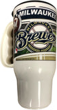 Milwaukee Brewers 16 Oz Commuter Travel Auto Mug with Lid