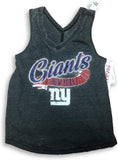 New York Giants Women's Teens Juniors V-Neck Distressed Tank Top CHOOSE SIZE